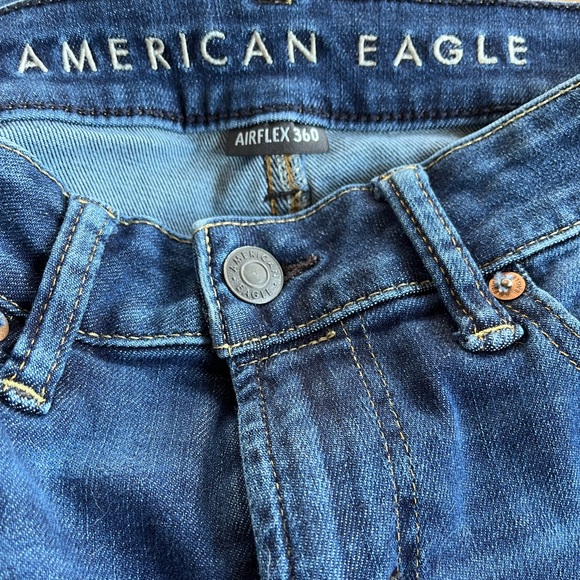 American Eagle Mens Athletic Skinny Airflex Men’s Jeans 29 x 31 Blue Denim - Picture 6 of 9